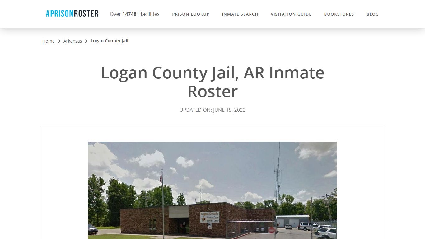 Logan County Jail, AR Inmate Roster - Prisonroster